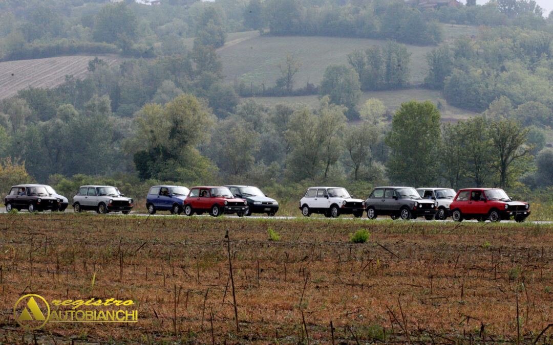 Le Autobianchi alla storica pista del Monferrato