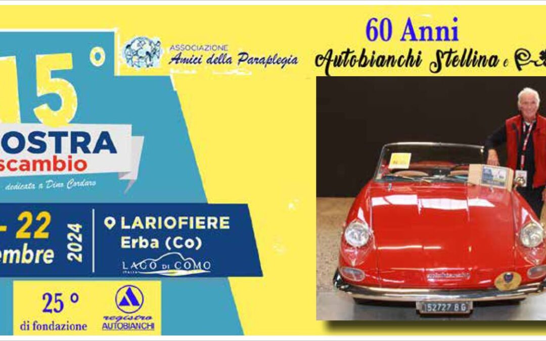 ERBA LARIO FIERE 22 09 2024 Mostra scambio 60° Autobianchi Stellina